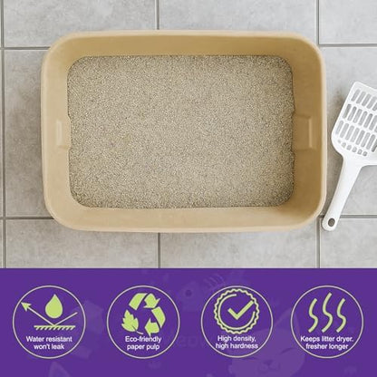 JINVOGREEN 6 Pack Disposable Litter Boxes - Image 7