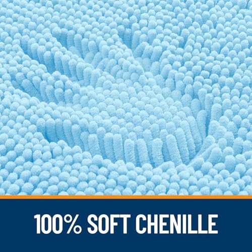 OLANLY Large Bathroom Rugs 70x46, Extra Soft Absorbent Chenille Bath Rugs - Image 3