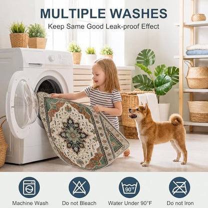 4PACK Washable Pee Pads for Dogs, Great Urine Absorbent Reusable Puppy Training - Image 5