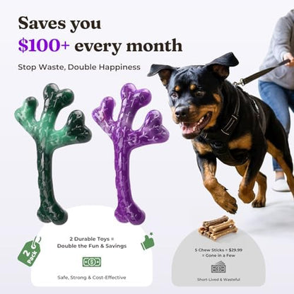 Frienhund 2-Pack Tough Dog Chew Toys - Image 6