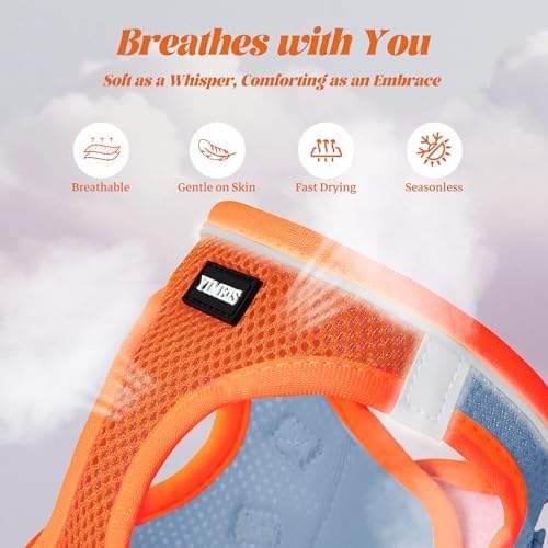 No Pull Dog Puppy Harness and Leash Set Reflective Mesh Vest Small - Image 3