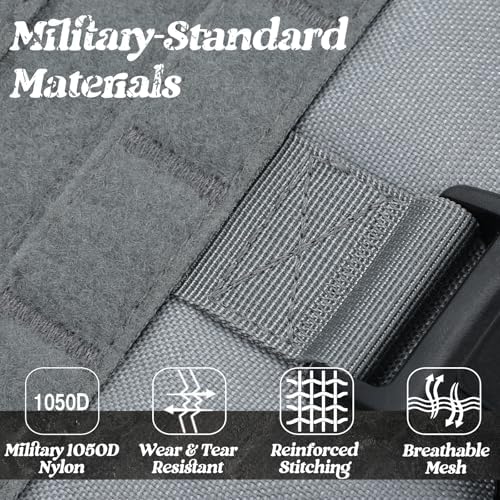 rabbitgoo Tactical Dog Harness for Small, Heavy Duty Military No Pull Vest - Image 4