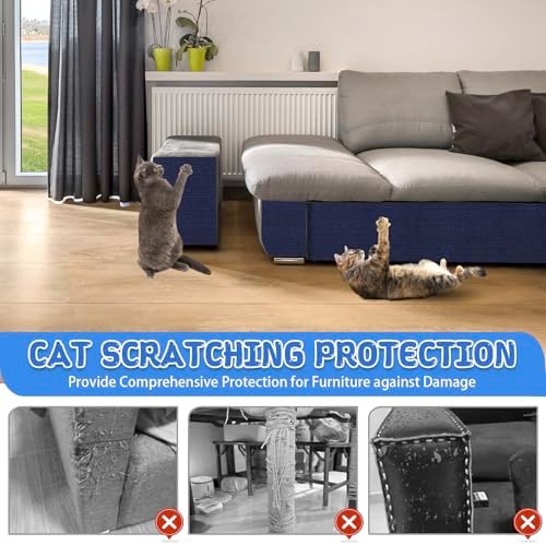 LSGCQ Cat Scratch Mat Self Adhesive Cat Scratch Furniture Protector - Image 5