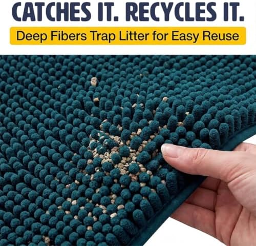Muddy Mat® | Large Cat Litter Mat 36"x60", Litter Trapping Mat, Super Absorbent - Image 4