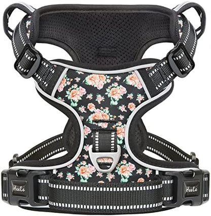 HEELE Dog Harness, No Pull Adjustable Padded Reflective Harness by HEELE