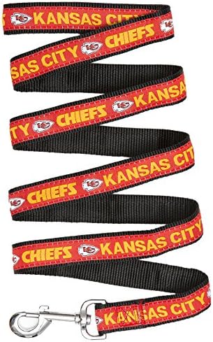 Pets First NFL Licensed Kansas City Chiefs Pet Leash, Size Large – Durable by PETSFIRST