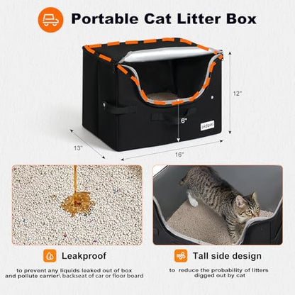 pidipiti 25x17x17 Extra Large Expandable car cat Carrier - Image 4