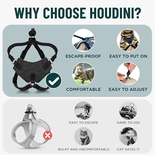 OutdoorBengal Houdini™ Escape Proof Cat Harness and Leash - Image 3