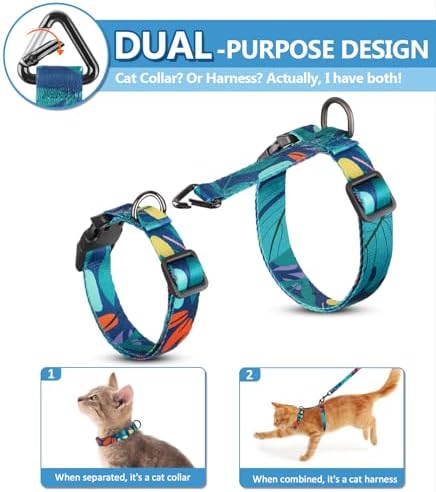 Halypet Cat Harness and Leash Set, Escape Proof Cat Harnesses - Image 2