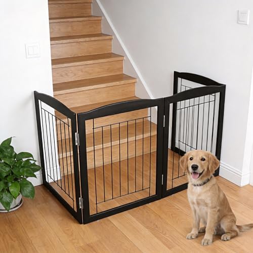 ZJSF Freestanding Foldable Dog Gate - Image 3