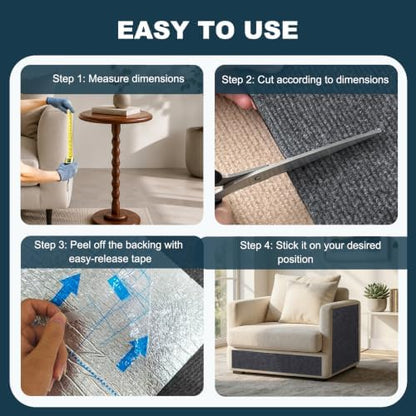 Self-Adhesive Cat Scratching Mat Cat Scratch Furniture Protector - Image 4