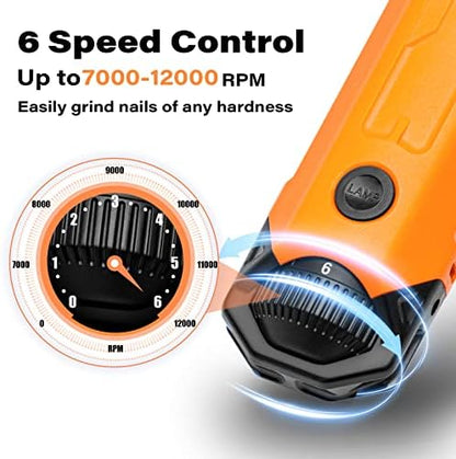 Casfuy 6-Speed Dog Nail Grinder - Image 2