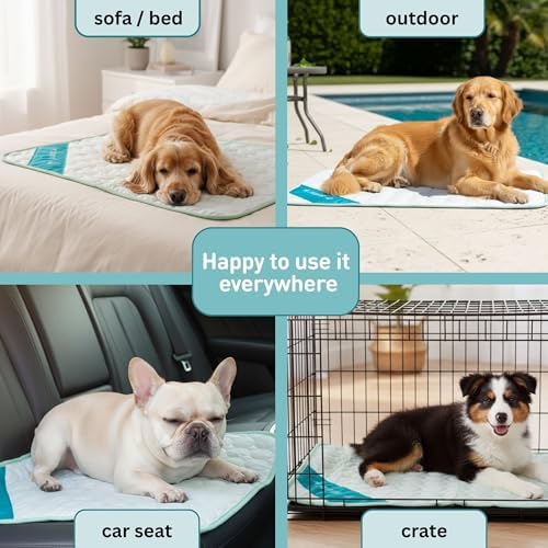 INSPECTOR TAIL Dog Cooling Mat, Indoor & Outdoor, Medium Self Cooling Pad - Image 5