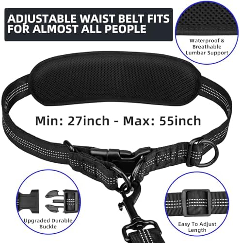 Uppetly Hands Free 2 Dog Running Leash - Image 5