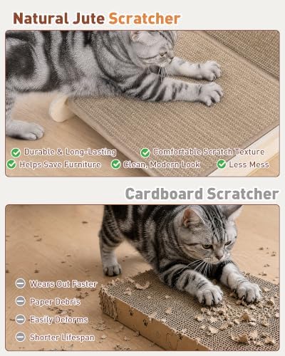 26" Cat Scratcher, L-Shaped Scratch Pad - Image 2