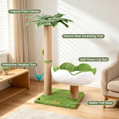 2-in-1 Plant Cat Scratching Post - Image 3