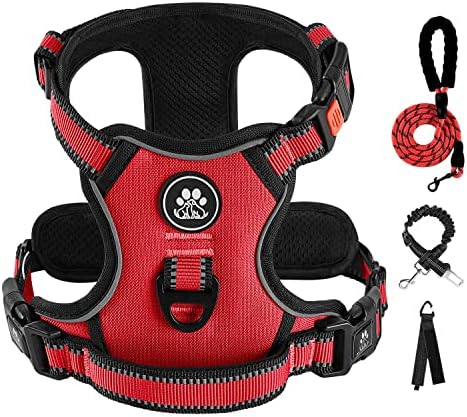 IVY&LANE No Pull Dog Harness for Medium Dogs, Reflective Dog Vest Harness by IVYLANE