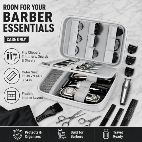 Boobowl Barber Accessories Bag for Clippers and Supplies, Hair Clipper Box - Image 2