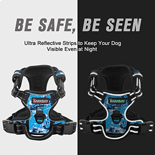 BARKBAY Dog Harness No Pull for Medium Sized Dog Front Back Clips, Dog Vest - Image 5