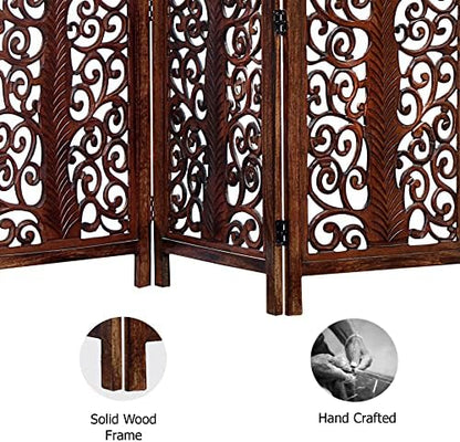 COTTON CRAFT Room Divider Wood Screen - Image 6