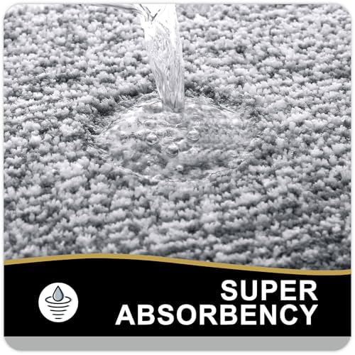 OLANLY Bathroom Runner Rugs 59x20, Long Bath Mats - Image 3