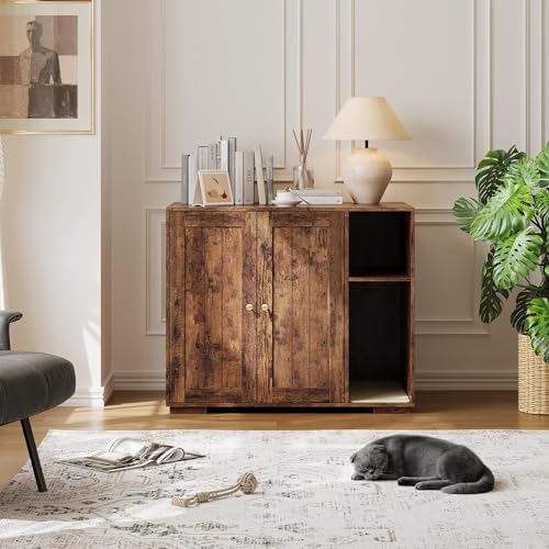 Garvee Dog-Proof Large Cat Litter Box Enclosure by Garvee