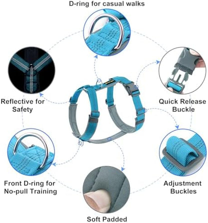 Plutus Pet No Pull Dog Harness, Adjustable Nylon Harness - Image 2