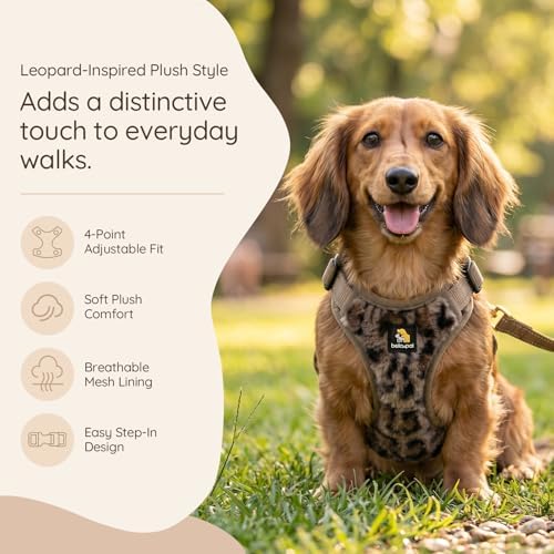 BELLA & PAL Adjustable Step-in Dog Harness, Puppy No-Pull Vest - Image 5