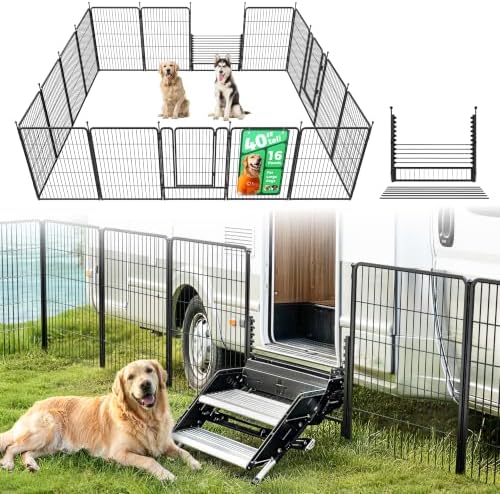 FXW Rollick Dog Playpen with RV Step Grid by FXW