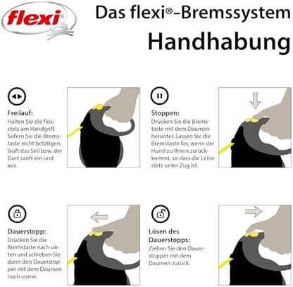 Flexi Giant Professional, L: 10 M, Schwarz/Neon - Image 7