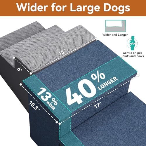 Zerbuger Dog Stairs with Storage - Image 3