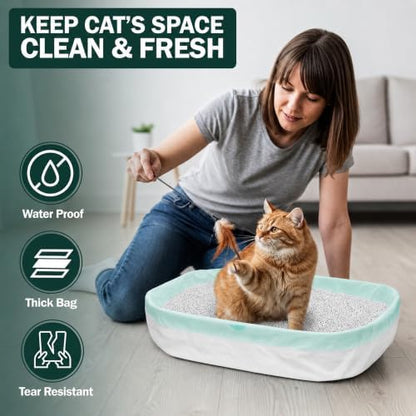 15 Count Jumbo Litter Box Liners, 39x22 Inches – Extra Thick, Heavy Duty - Image 4