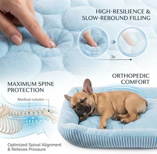 Cooling Dog Bed for Large Medium Small Dogs, Breathable Dog Cooling Mat - Image 4