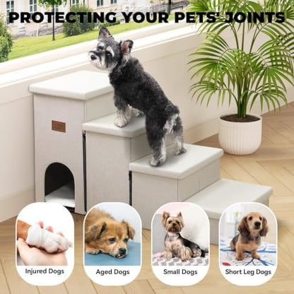 Zerbuger Dog Stairs with Storage - Image 3