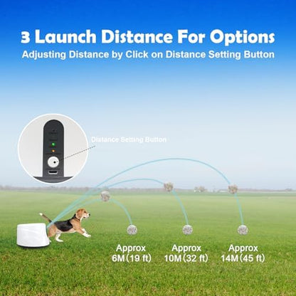 MEKAPLE Automatic Dog Ball Launcher, Upgraded Interactive Dogs Balls Thrower - Image 4