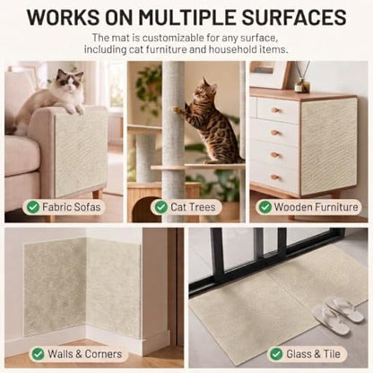 Self Adhesive Cat Scratching Mat - Image 5