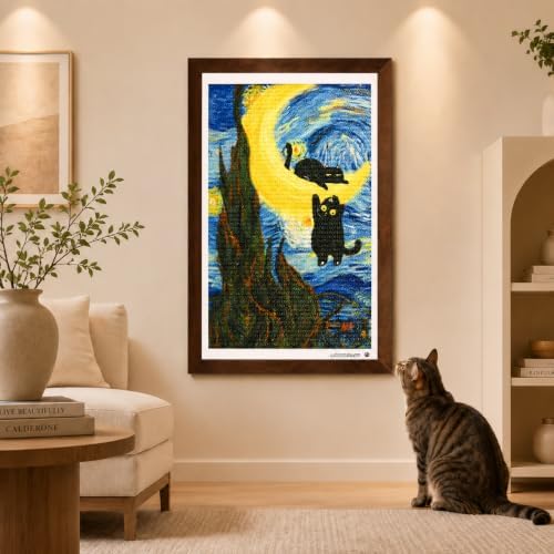 Wall Art Cat Scratcher, Framed Sisal Scratch Pad - Image 4
