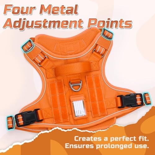rabbitgoo Tactical Dog Harness for X-Large, No Pull Military Service Vest - Image 5