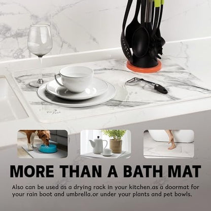 Stone Bath Mat Diatomaceous Earth Shower Mat - Image 6