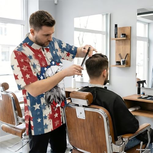 Funny Print Barber Jackets & Smocks - Image 2