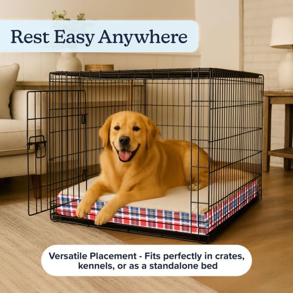 Orthopedic Dog Bed with Memory Foam and Sherpa Top ? Removable, Machine - Image 6