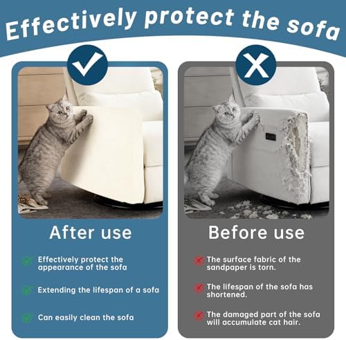Cat Scratch Protector – Self-Adhesive & Trimmable Couch Guard - Image 2