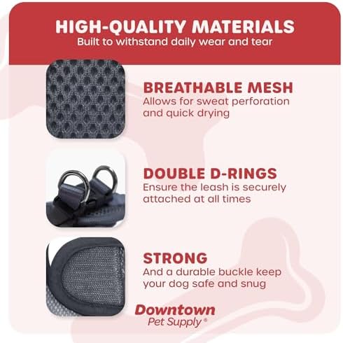 Downtown Pet Supply Step-in Dog Harness – No Pull, Adjustable Padded Mesh - Image 4