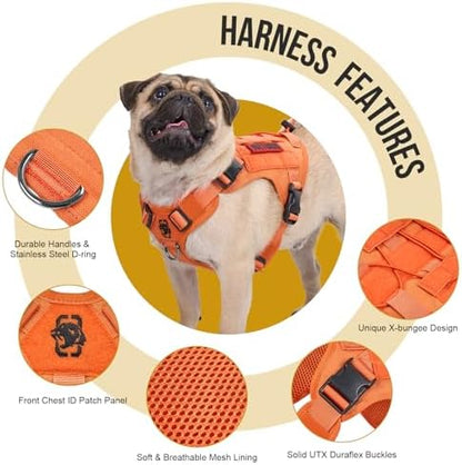 OneTigris Tactical Dog Harness Vest No-Pull Service Dog Vest - Image 6