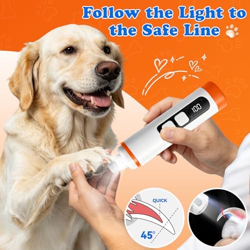 Dog Nail Grinder with LED Light - Image 4