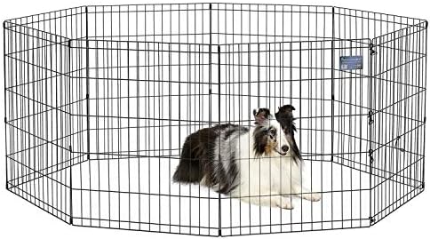 MidWest 30-Inch Exercise Pen, No Door, 16 Sq Ft Play Area by MidWestHomesForPets