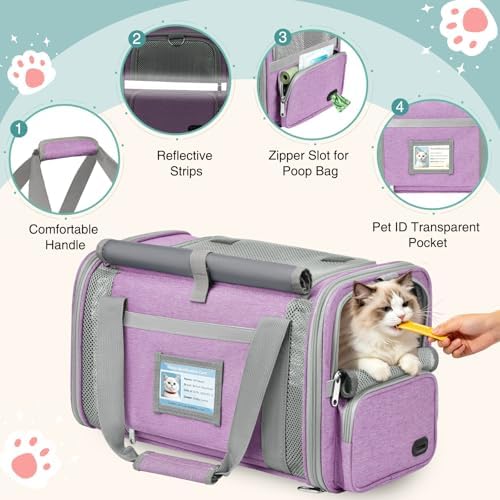 Soft Cat Carrier for Anxious Pets - Image 3
