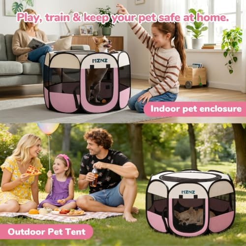 Dog Cat Small Animal Puppy Playpen Crate - Image 5