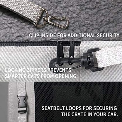 Extra Large Cat Carrier Soft Sided, Portable Small Dog Carrier - Image 3