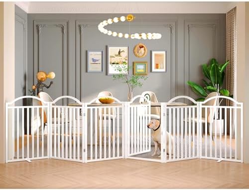 BHG Metal No-Assembly Freestanding Dog Gate by BHG